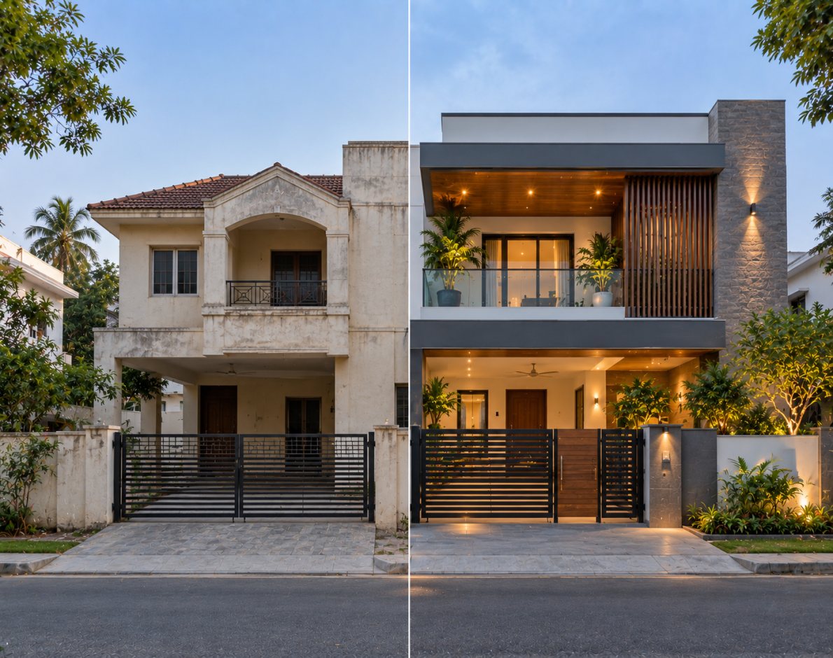 Villa Renovation & Elevation Facelift