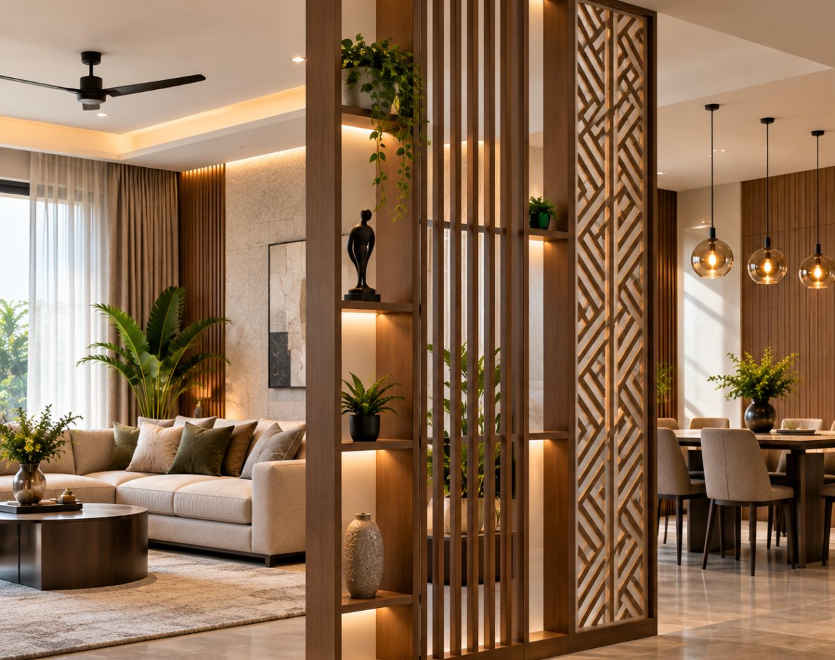 Glass & Wood Partitions
